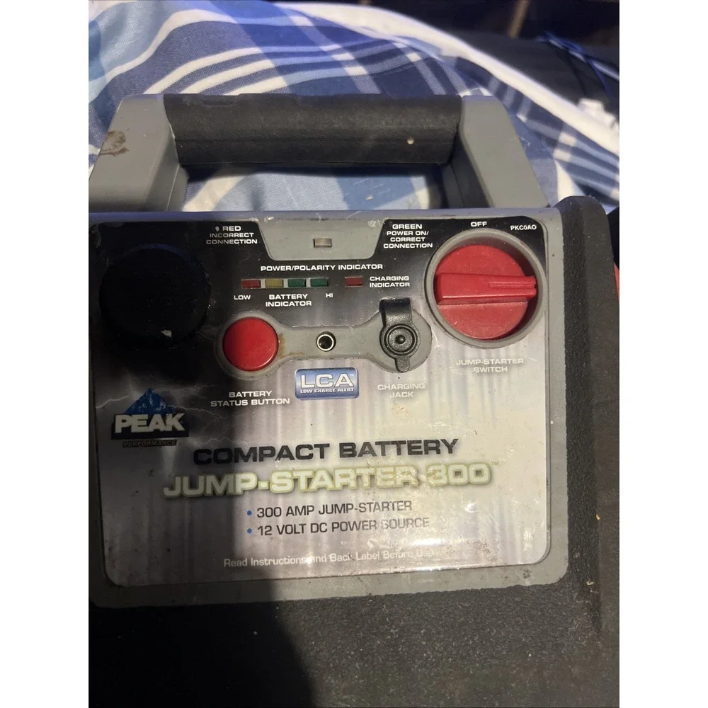 Peak Performance Compact Battery‎ Jump-starter 300   No Plug